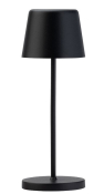 BLACK BERMUDA MICRO LAMP 21CM LED CORDLESS