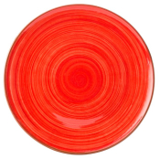UTOPIA SUPERIOR TERRACOTTA SALSA RED PLATE 11inch
