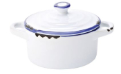 UTOPIA AVEBURY BLUE STONEWARE MINI CASSEROLE DISH 8.8OZ