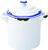 UTOPIA AVEBURY BLUE STONEWARE MINI POT 4OZ