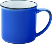 UTOPIA AVEBURY COLOURS BLUE STONEWARE MUG 10OZ