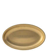 GOLD ARTEMIS OVAL PLATTER 12 X 7inch (30X18CM)