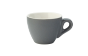 UTOPIA SUPER VITRIFIED PORCELAIN BARISTA GREY ESPRESSO CUP 2.8OZ