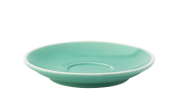 UTOPIA SUPER VITRIFIED PORCELAIN BARISTA GREEN SAUCER 4.5inch