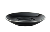 UTOPIA SUPER VITRIFIED PORCELAIN BARISTA BLACK SAUCER 5.5inch