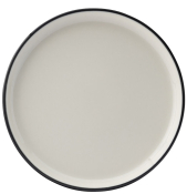 UTOPIA HOMESTEAD BLACK WALLED PLATE 8.25inch (21CM)