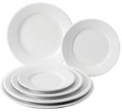 UTOPIA WINGED PLATE 10.25inch 26CM X6