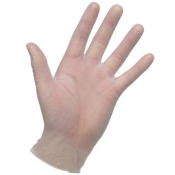 POWDERLESS VINYL GLOVES CLEAR SMALL