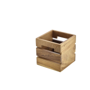 ACACIA WOOD BOX RISERS 15X15X15CM