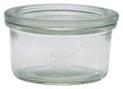 GENWARE WECK JAR & LID 16.5CL/5.85OZ X12 WECK976