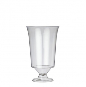 PLASTIC WINE GLASS FLAIR STEMMED 180ML