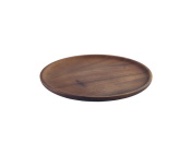 GENWARE ACACIA WOOD ROUND SERVING PLATE 10.2inch