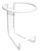 WIRE WALL BRACKET FOR 500ML PUMP BOTTLES WHITE PLAS COATED