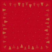 SLIPCOVER D/S 84X84CM SHIMMER TREES