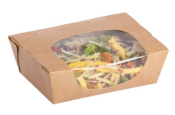 ZEST KRAFT COMPOSTABLE SALAD PACK MEDIUM 160 X 120 X 50MM