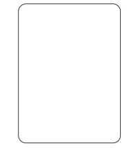 DURAMARK BLANK LABELS 56X76MM  X 750
