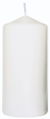100MM PILLAR CANDLE 10x5CM CREAM 20HR