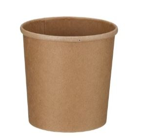 12OZ KRAFT PREMIUM SOUP POT PP LINED. MICROWAVE SAFE