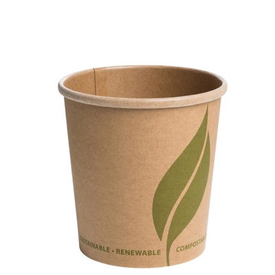 ENVIROWARE COMPOSTABLE 16OZ KRAFT SOUP CONTAINER KEL2SC16