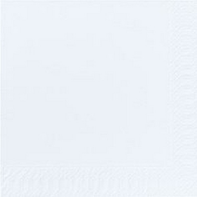 TORK 32CM 2PLY WHITE NAPKIN X2000