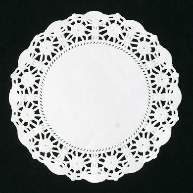 WHITE ROUND DOilies 13CM (5Inch)