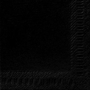 DUNI NAPKIN 40CM 2PLY BLACK