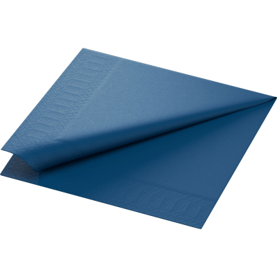 DUNI NAPKIN 40CM 2PLY DARK BLUE