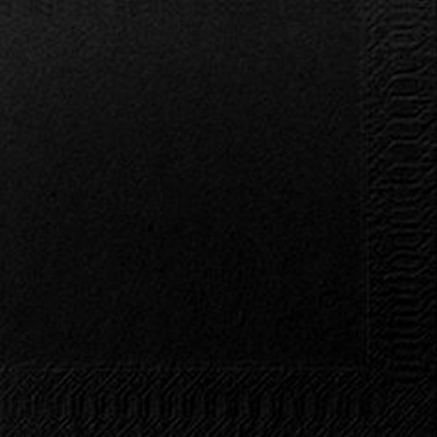 POPPIES NAPKIN 40CM 3PLY BLACK