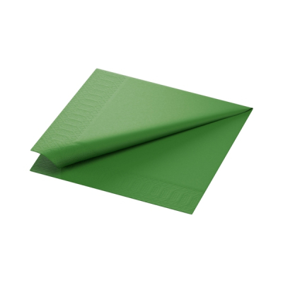 DUNI NAPKIN 3PLY LEAF GREEN 40X40 X1000