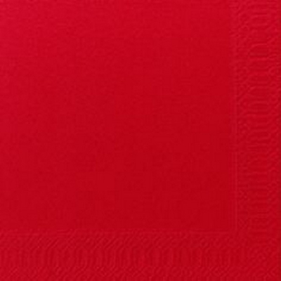 POPPIES NAPKIN 40CM 3PLY RED