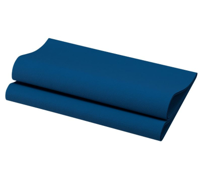 DUNISOFT NAPKIN 40CM 4FOLD NAVY BLUE 500