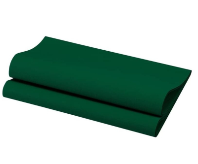 DUNISOFT NAPKIN 40CM 4FOLD FOREST GREEN 500