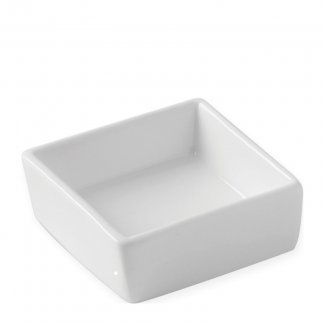 UTOPIA WHITE SUPER VITRIFIED PORCELAIN TITAN SQUARE DISH 2.6Inch