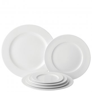 UTOPIA ANTON BLACK FINE CHINA WINGED PLATE 11Inch