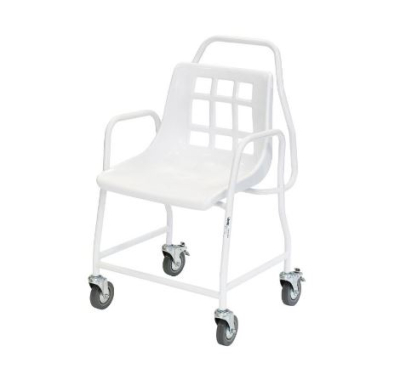 ALERTA MOBILE SHOWER CHAIR 2 REAR BRAKED CASTORS