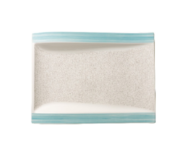 AMARAH AQUAMARIN GOURMET RECTANGULAR PLATE 37X25CM / 14.6X9.8Inch