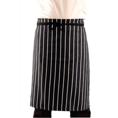 BUTCHERS BLACK & WHITE STRIPE APRON 760 X 920MM