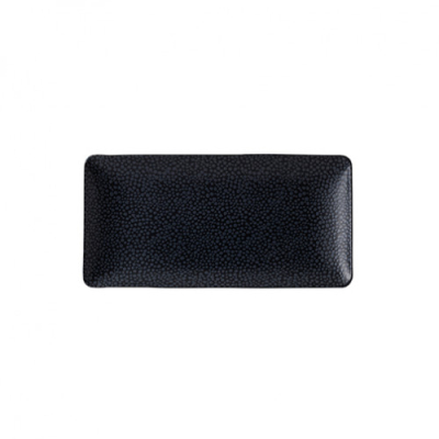 ARTIS PURITY PEARLS DARK RECTANGULAR PLATE 7.1Inch x 3.5Inch