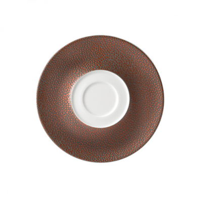 ARTIS PURITY PEARLS COMBI SAUCER 16CM / 6.3Inch COPPER