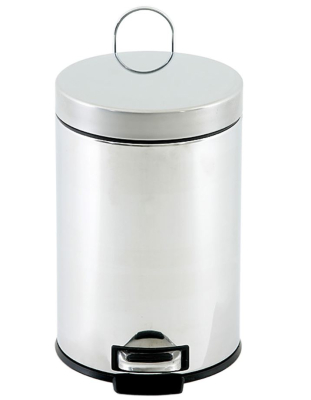 ASLOTEL STAINLESS STEEL 3LITRE PEDAL BIN E002039