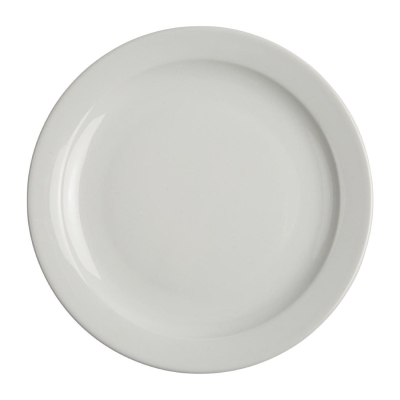 ATHENA HOTELWARE NARROW RIMMED PLATES 254MM X 12 CF364
