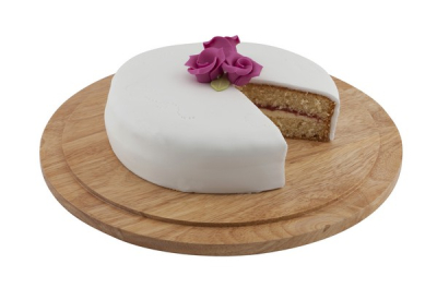 ACACIA WOOD ROUND CAKE BOARD 13Inch