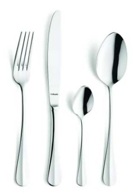 AMEFA BAGUETTE STAINLESS STEEL DESSERT FORK 18/10