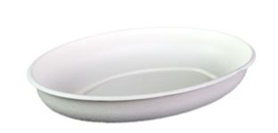 BAGASSE OVAL BOWL 740ML 236 X 169 X 41MM