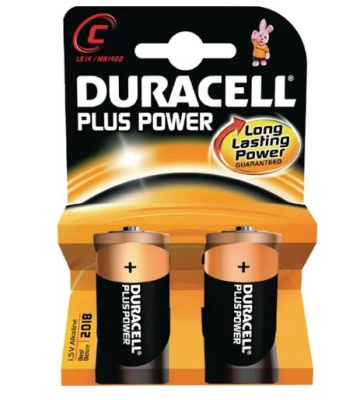DURACEL C BATTERY 2PACK