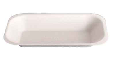 BAGASSE NO1 CHIPPY TRAY N.CREAM 179 X 101 X 24MM