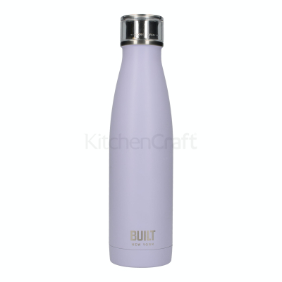 BUILT 17OZ DOUBLE WALLED S/S WATER BOTTLE LAVENDER