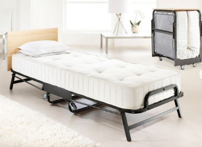 CROWN FOLD-A-WAY BED 76x192CM BEACH EFFECT HEADBOARD