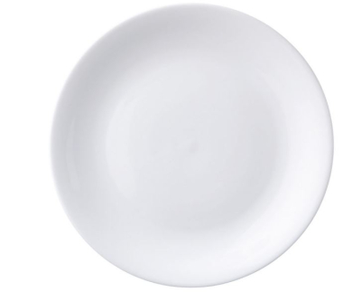 SUPERWHITE COUPE PLATE 7IN 18CM