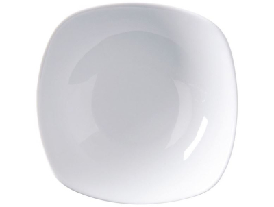 SUPERWHITE SQUARE BOWL 7IN /18CM